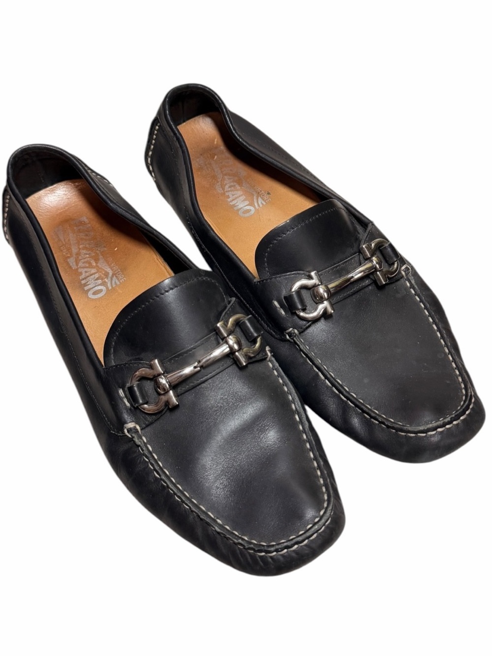 Women’s Ferragamo Leather Loafers Size 11